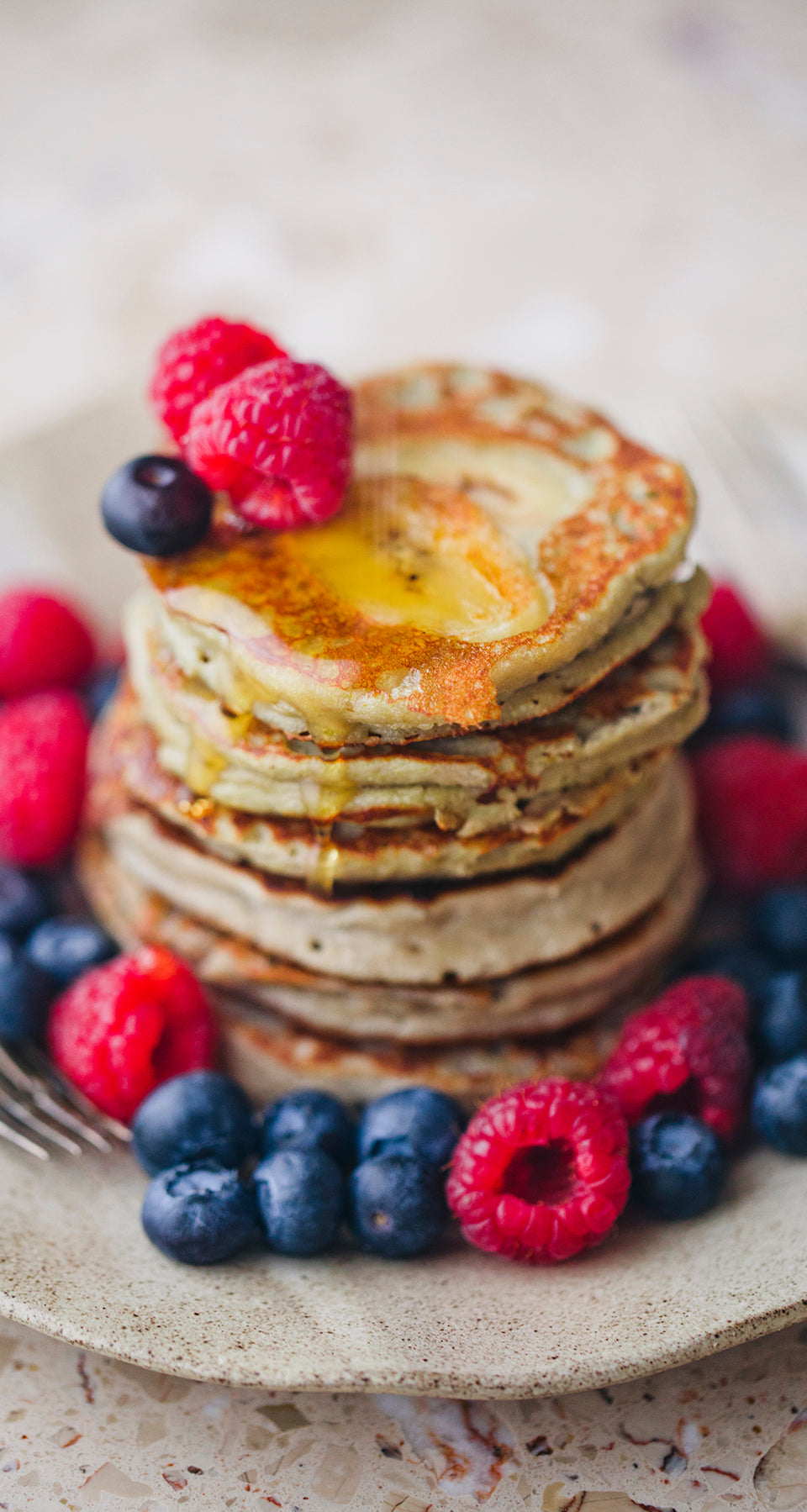 PB Protein Banana Pancakes