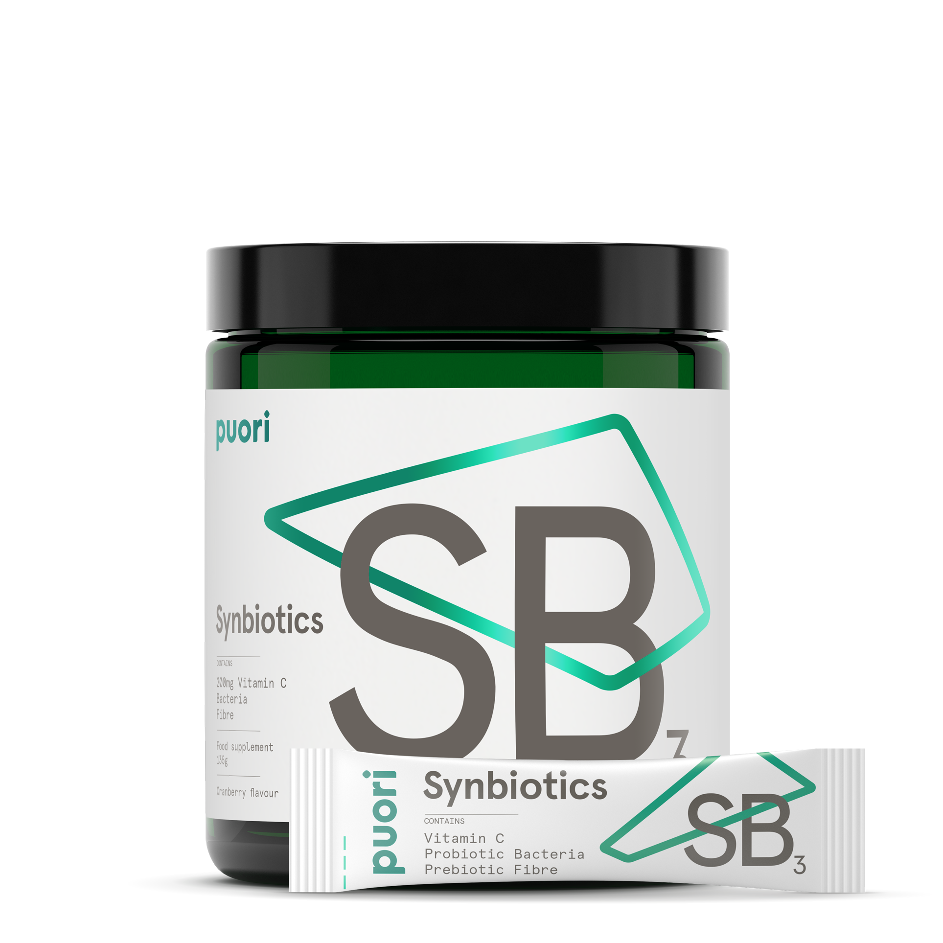 SB3 - Unique combination of live bacteria, fibres & vitamin C - 30 servings
